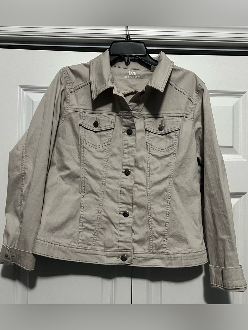 Lee Riders Vintage Y2K Cream Denim Jacket